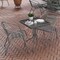 Flash Furniture Lila 23.5in Square Glass Top Metal Table with 2 Silver Aluminum Slat Stack Chairs TLH-0731SQ-017CSV2-GG - alternate 6